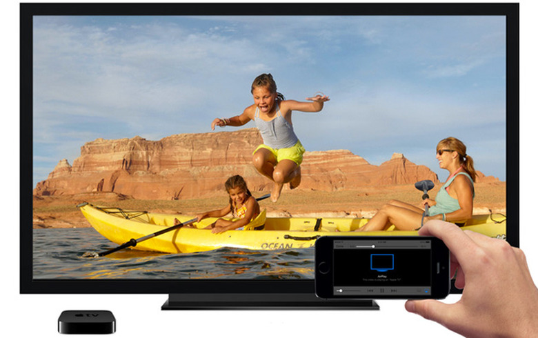 AirPlay between an iPhone and an Apple TV
