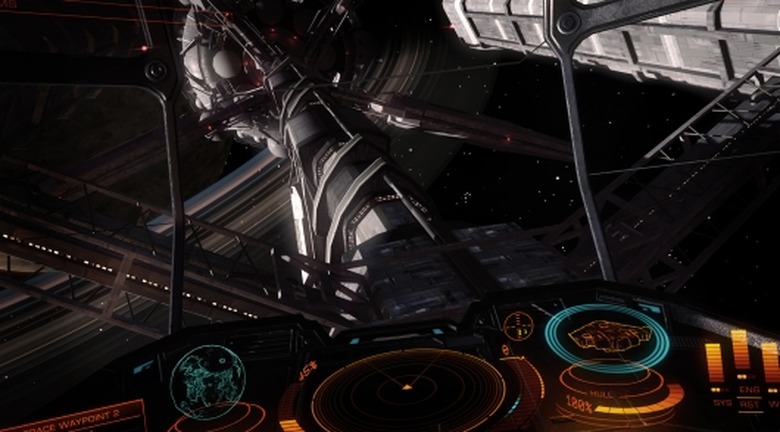 It's the space police, and we're under arrest! The crime? Not being in space!