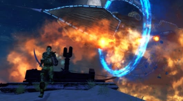 Can't I even glance at the explosion? I'll still be a cool guy!