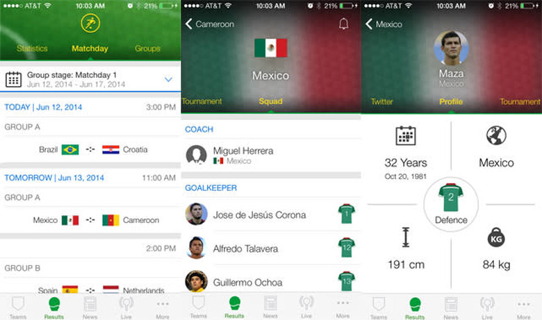 world cup apps