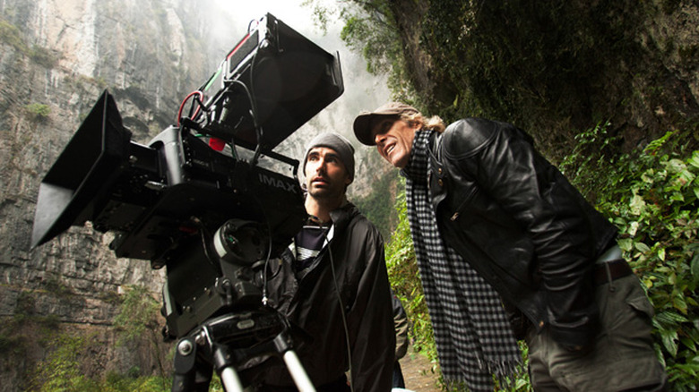 IMAX's 4K 3D camera on the set of Transformers 4
