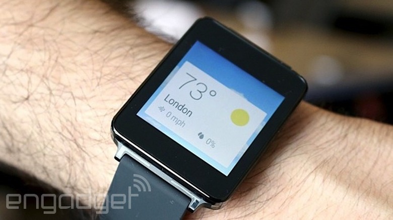 LG G Watch running Android Wear