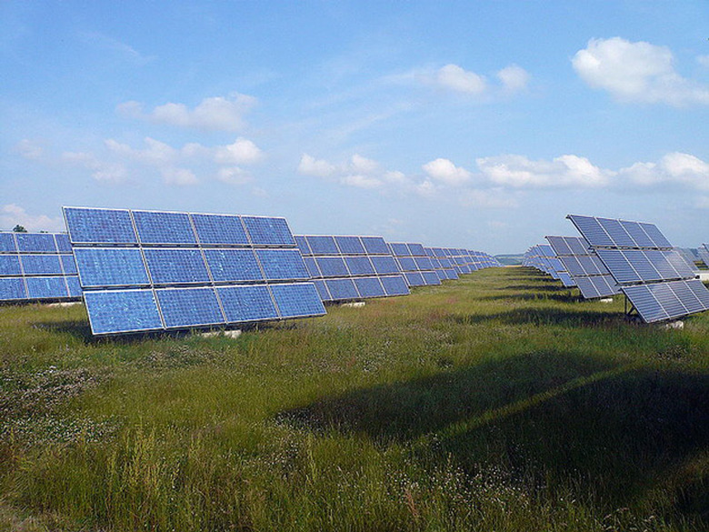Erlasee solar farm at Arnstein
