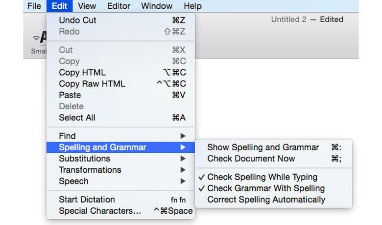 spell check