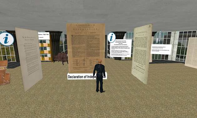 Library of Congress Exhibit Now Open In Second Life