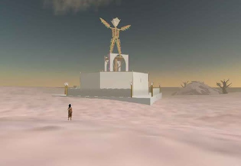 Burning Man at Second Life