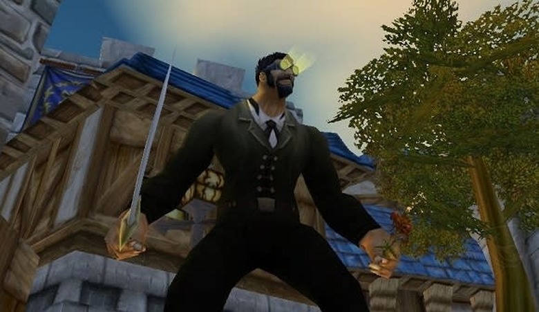 Adventurer in tuxedo