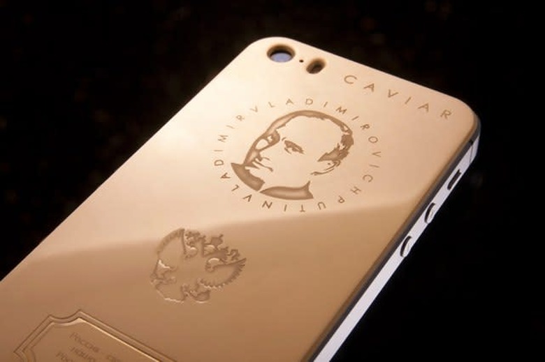 putin gold iphone