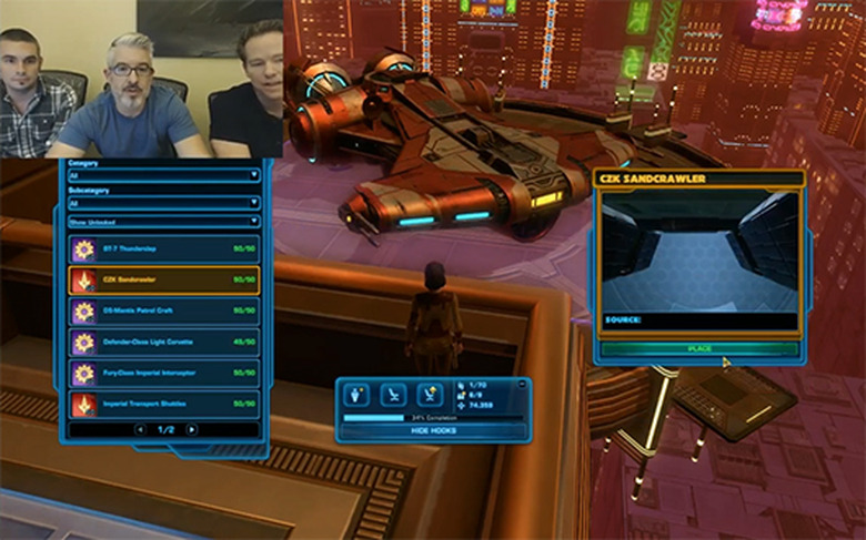 SWTOR livestream