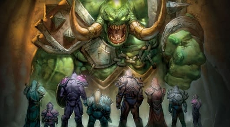 No, that's not Pardo, that's Magtheridon. He was a pit lord. Jeez, you think everything is an allegory, huh?