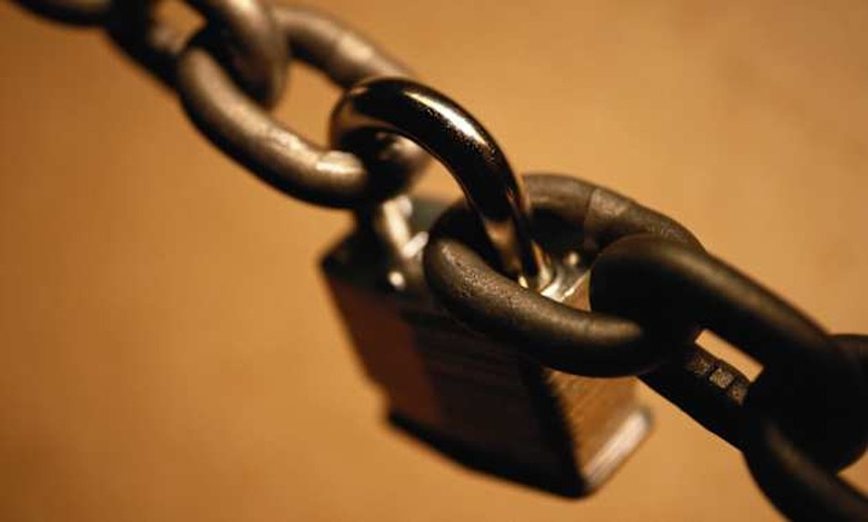 57245.JPG Closeup of Chain with Lock Steve Cole 