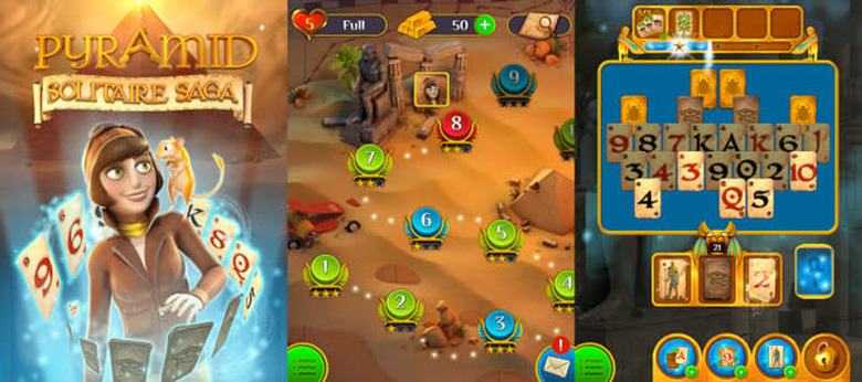 pyramid solitaire saga