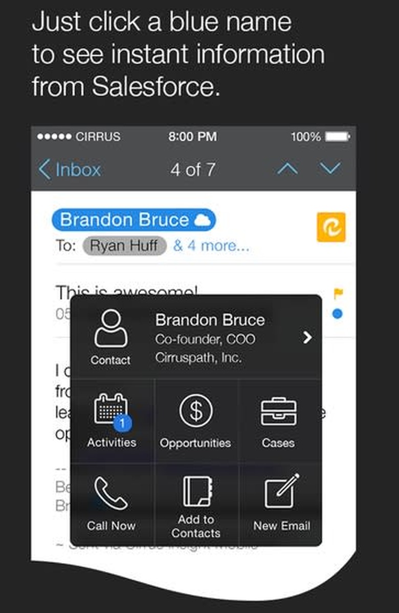 Cirrus Insight Mobile Client