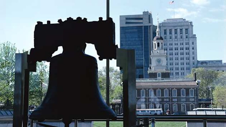 The Liberty Bell in Philadelphia, Pennsylvania is a familiar symbol of independence within the United States and has been descri
