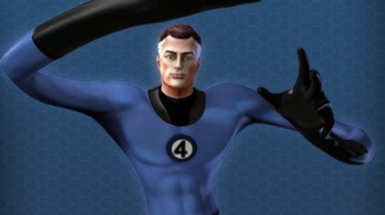 Because what could be more awesome than stretching, I guess? Reed Richards is kind of a jerk.