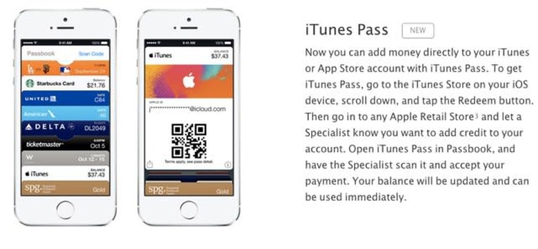 itunes pass