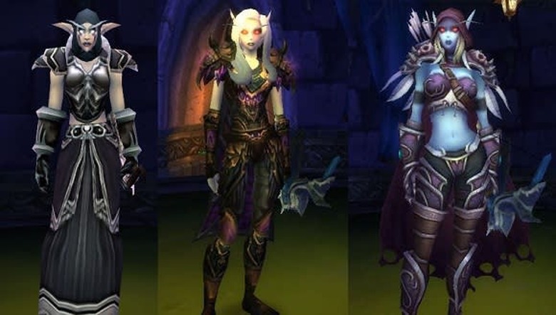 Sylvanas models through the years