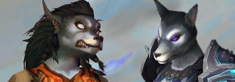 New vs old worgen female model