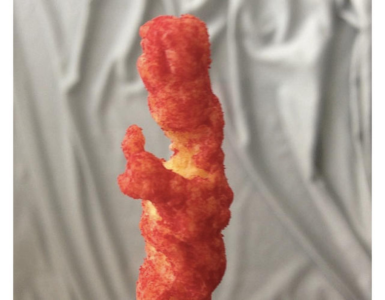 Pope Frances Cheese Curl