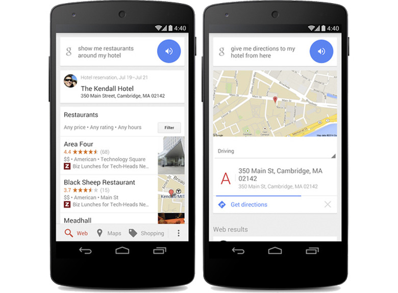 Google's hotel-based searches in action