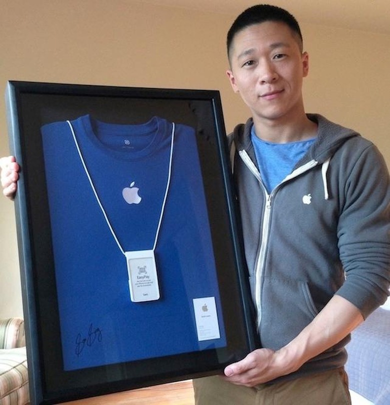 sam sung apple business card