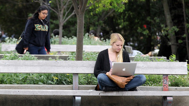 Women at the UC Berkeley campus