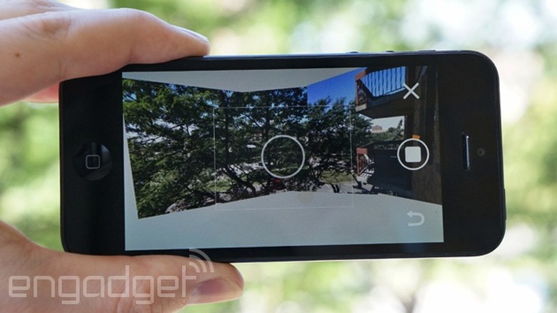Photo Sphere Camera on an iPhone