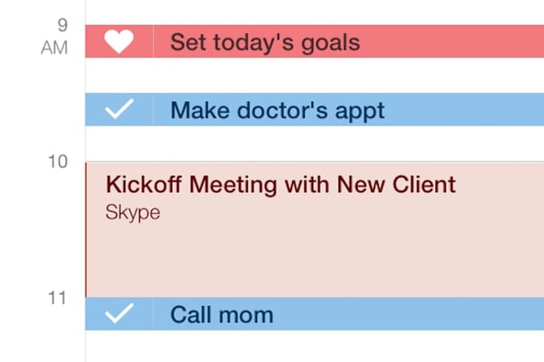 Calendar view