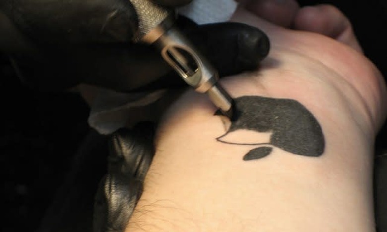 apple tattoo