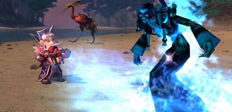 Geyser gun in action