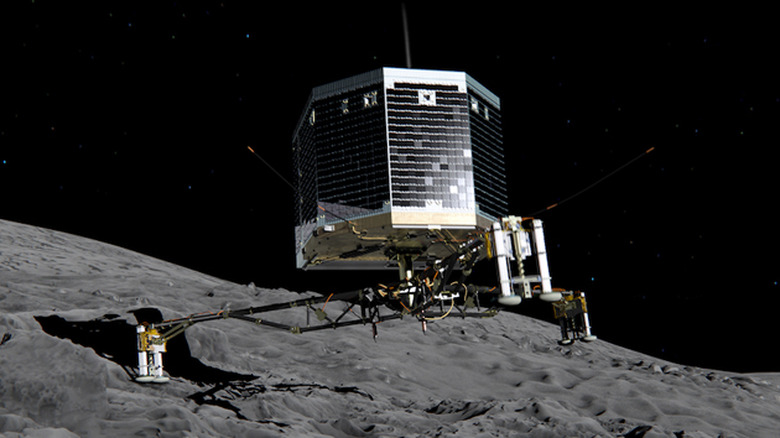 Rosetta spacecraft's Philae comet lander