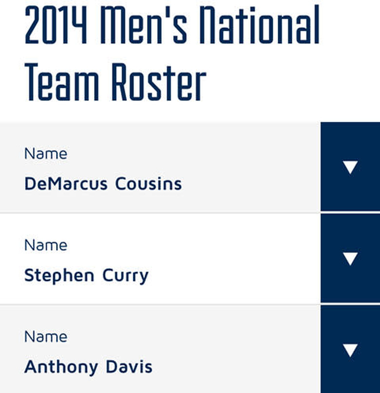 USA Basketball screen shot