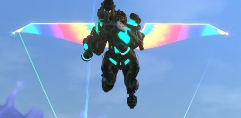 Gliding across the shores on wings of rainbow and light!