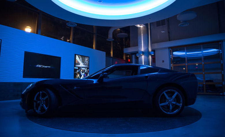 A car in AT&T's Drive Studio