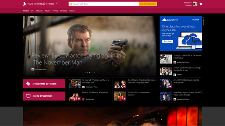 Microsoft's MSN homepage reborn as a combination news portal and online desktop