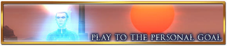 Play to the personal goal