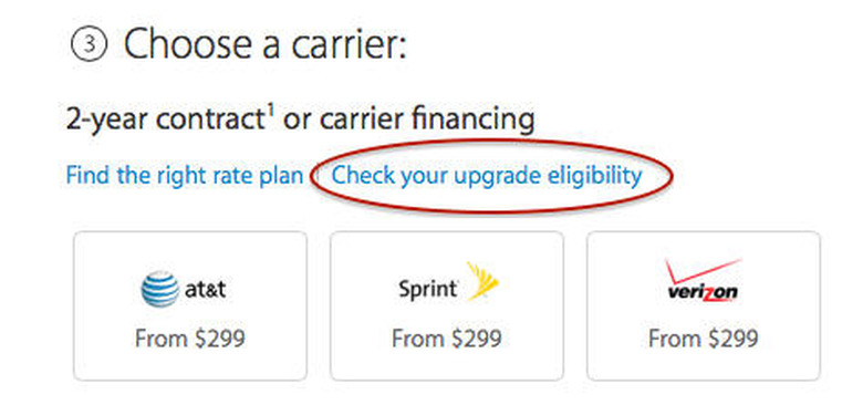 Carrier eligibility