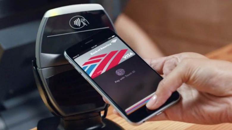 Apple Pay on an iPhone 6