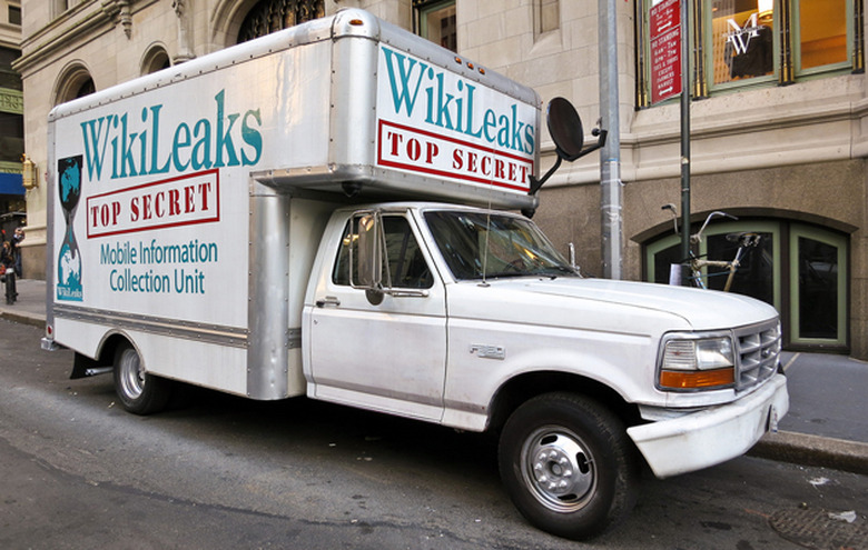WikiLeaks truck