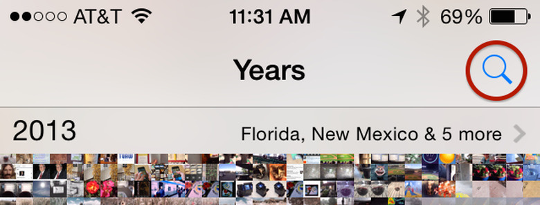 Searching and Smart Suggestions in iOS 8 Photos App