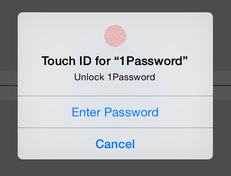 Touch ID on 1Password 5