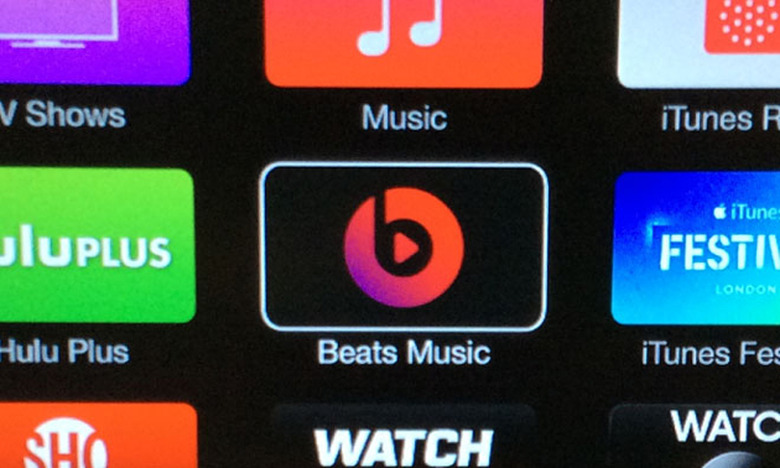 Beats Music on Apple TV