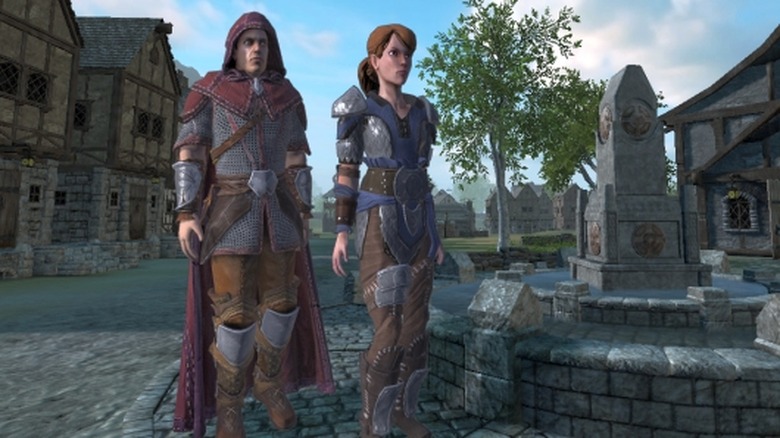 I feel like one of them should have a pitchfork to accentuate the dourness.