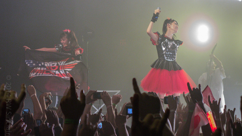 Babymetal in an LA concert