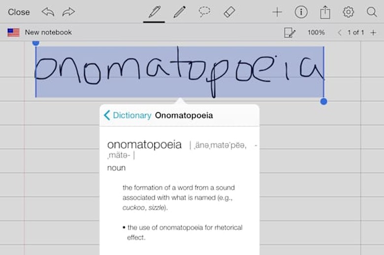 MyScript Smart Note screenshot
