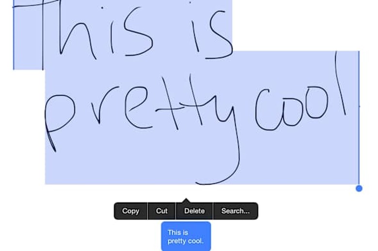 MyScript Smart Note screenshot