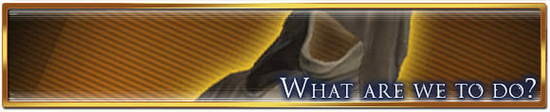 What are we to do?