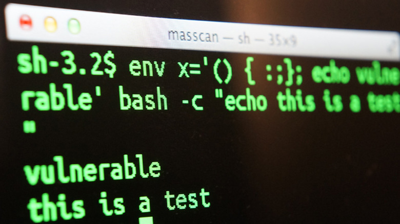 Shellshock flaw in Terminal on a Mac