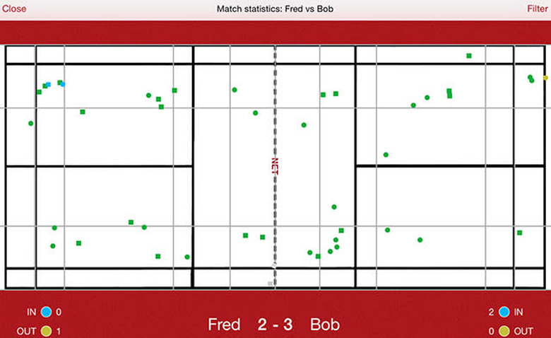 Badminton Player's Diary Coaching App screenshots