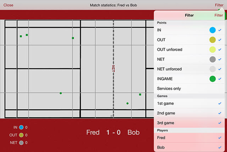 Badminton Player's Diary Coaching App screenshots